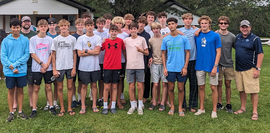 The CBA cross country team reclaimed its Non-Public Group A and Meet of Champions titles last year, and with some tough runners returning coach Sean McCaffery feels this could be one of the best Colts teams ever. Contributed photo