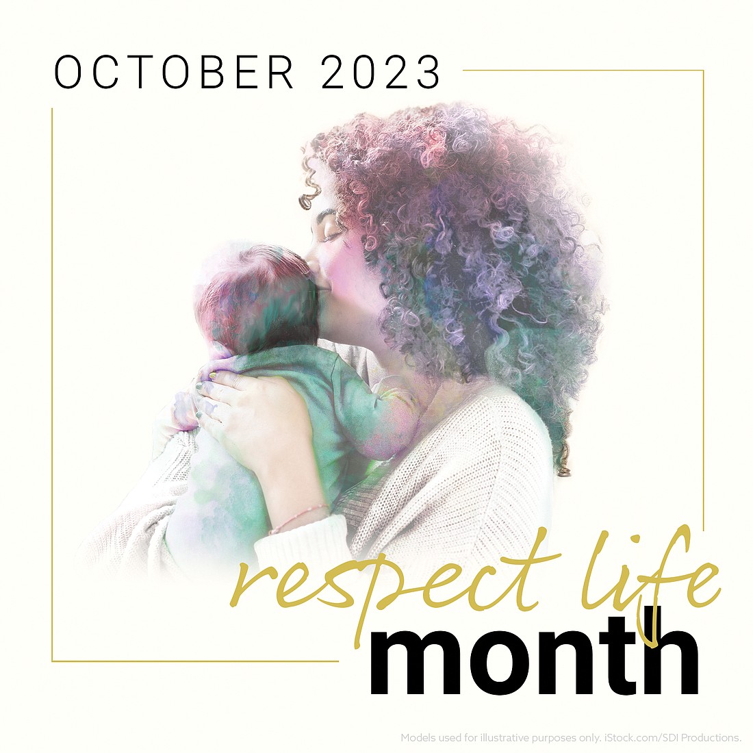 USCCB graphic for Respect Life Month 2023