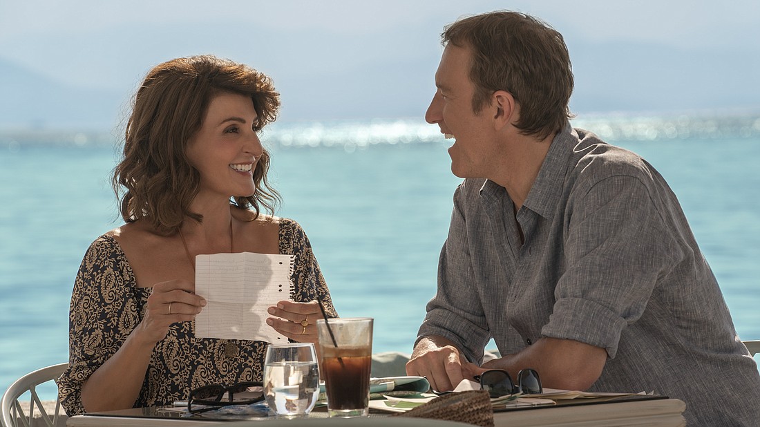 Nia Vardalos and John Corbett star in a scene from “My Big Fat Greek Wedding 3.” The OSV News classification is A-III -- adults. The Motion Picture Association rating is PG-13 – parents strongly cautioned. Some material may not be suitable for children. (OSV News photo/Yannis Drakoulidis, Focus Features)