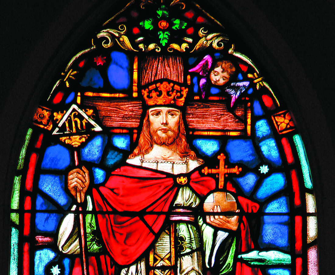 The image of Christ the King, found in St. Rose of Lima Church, Freehold, reflects the significance of this weekend's solemnity which ends the liturgical year. Father Garry Koch, in his column, reflects on the universal mission of Jesus. File photo