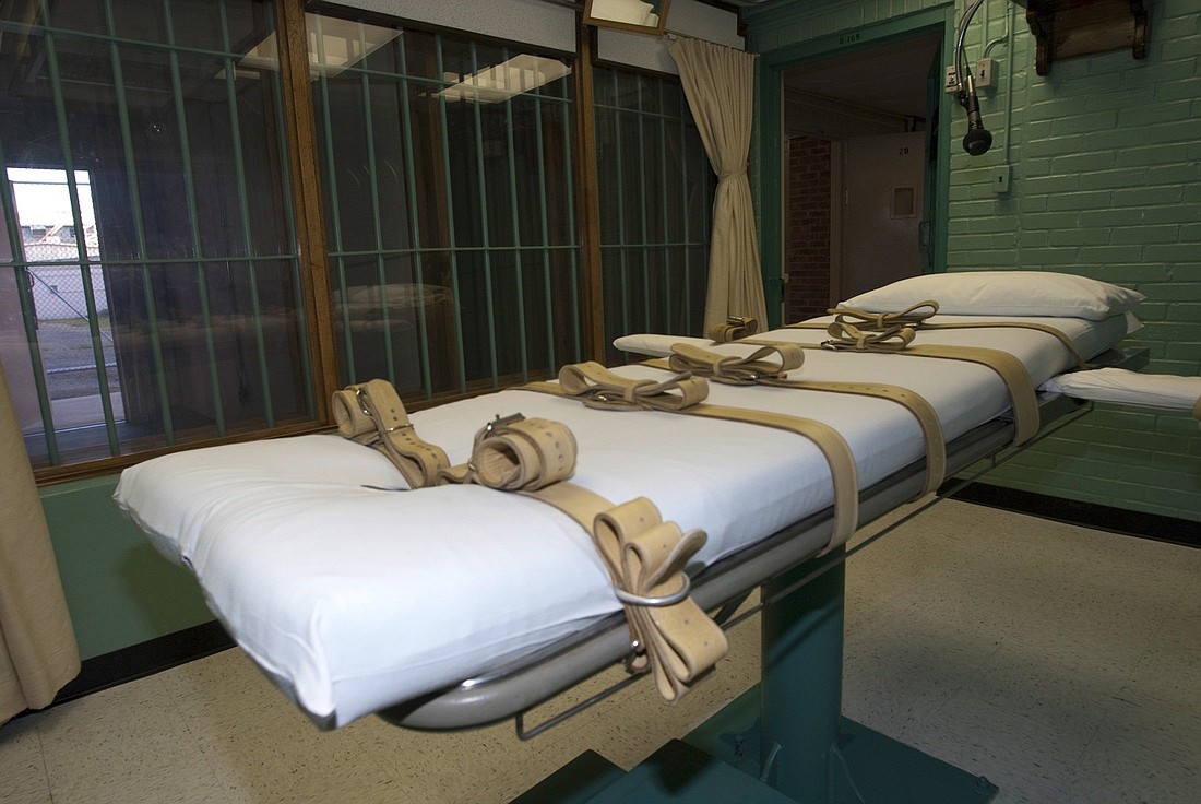 A death chamber table is seen at the state penitentiary in Huntsville, Texas, in this file photo from 2010. The Death Penalty Information Center annual report released Dec. 1, 2023, said fewer states used capital punishment, but more prisoners were executed this year. (OSV News photo/courtesy Jenevieve Robbins, Texas Department of Criminal Justice handout via Reuters)