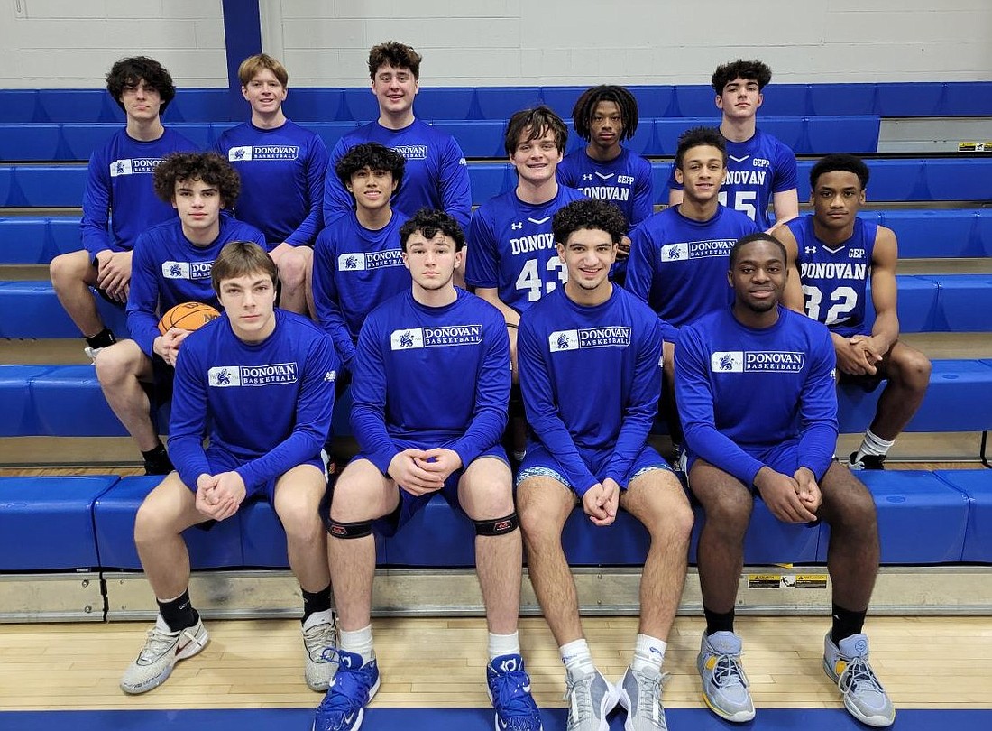 The Donovan Catholic boys basketball team has reached its highest win total since the 2007-08 season and looks to make it more in the upcoming NJSIAA South Jersey Non-Public A tournament. Courtesy photo