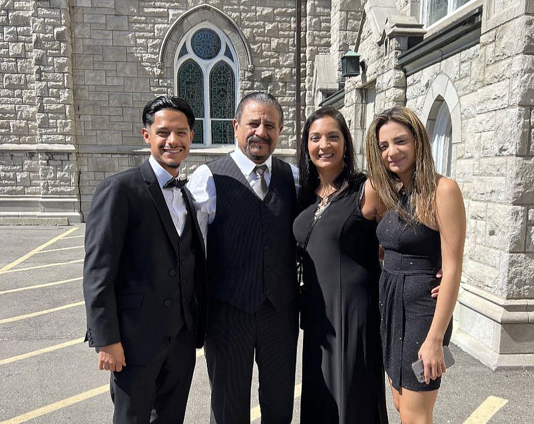 Lisa Lopez-Galvan, second from right, stands with her family in a photo posted to her Facebook account Sept. 26, 2022. Lopez-Galvan, a parishioner of Sacred Heart-Guadalupe Parish in Kansas City, Mo., was killed Feb. 14, 2024, Ash Wednesday, during a mass shooting following the Kansas City Chiefs' Super Bowl victory parade. (OSV News screenshot/Facebook)