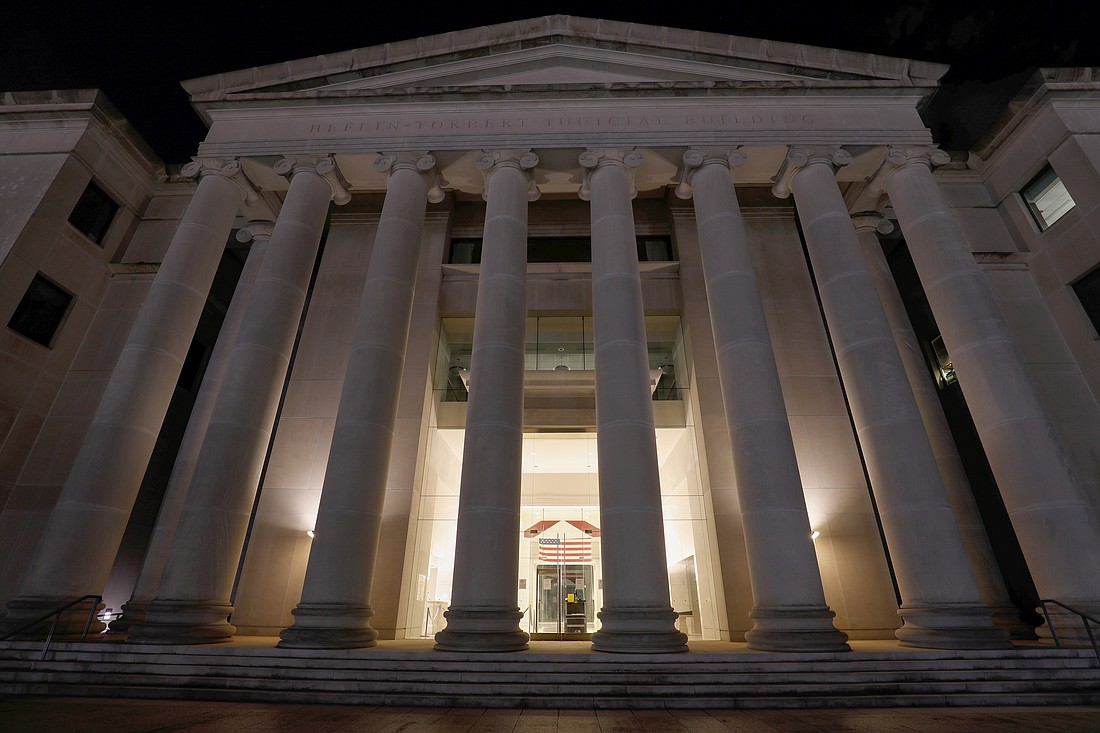 Alabama Judicial Building, where the state supreme court meets, is seen in Montgomery Sept. 26, 2019. The Alabama Supreme Court ruled 8-1 Feb. 16, 2024, that frozen embryos qualify as children under state law. (OSV News photo/Chris Aluka Berry, Reuters)