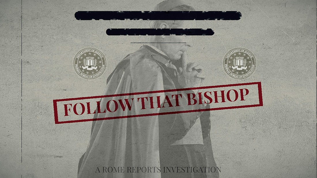 This image is part of the promotional material for "Follow That Bishop,” a 28-minute documentary reporting on recently declassified FBI files kept on Archbishop Fulton J. Sheen and the status of his sainthood cause. (OSV News photo/courtesy Rome Reports)