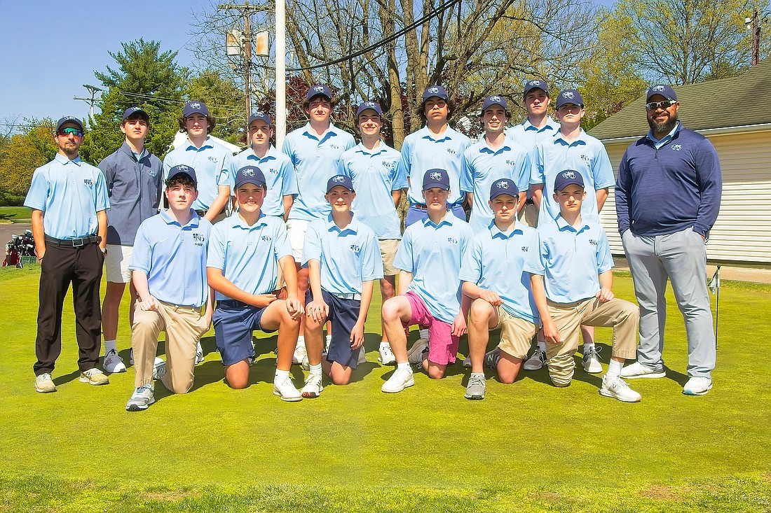 The Notre Dame High golf team has developed a good mixture of young players and seniors and look to have a strong showing at the May 3 Mercer County Tournament. Courtesy photo