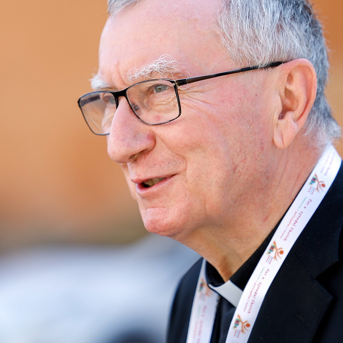 Cardinal Pietro Parolin, Vatican secretary of state, is seen in a file photo from Oct. 6, 2023. (CNS photo/Lola Gomez)