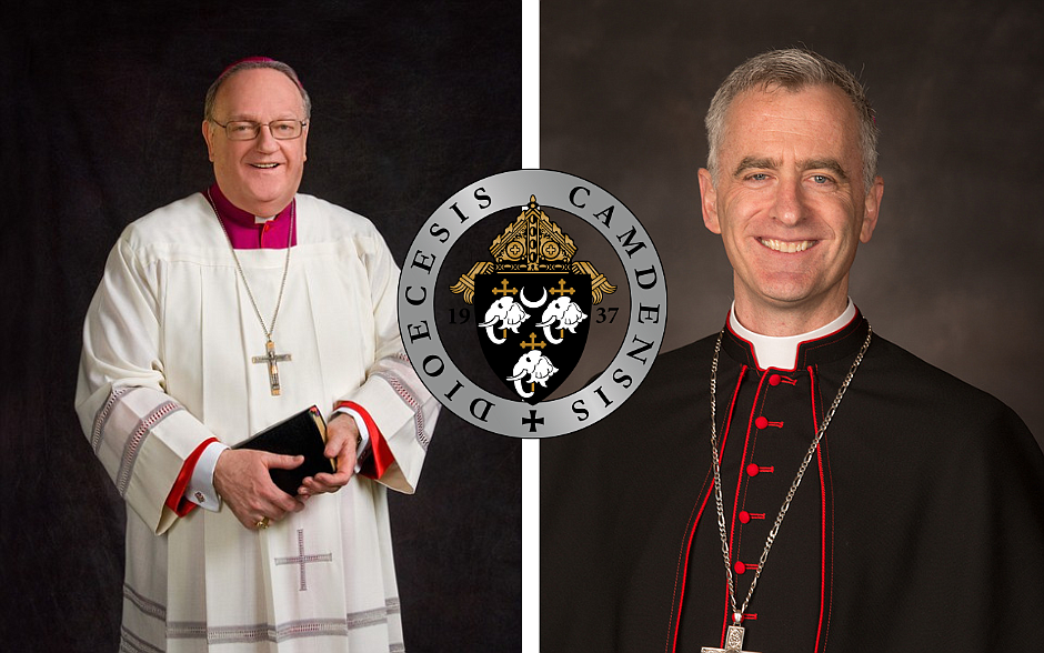 Bishop Dennis Sullivan and the Most Rev. Joseph A. Williams, Coadjutor Bishop of the Diocese of Camden. Photo Credit: Diocese of Camden,