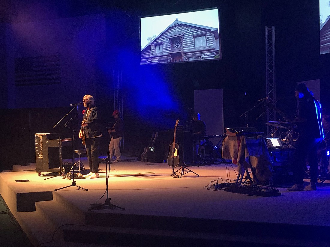 Catholic musician Matt Maher performs April 6, 2024, in concert during the "Live and in the Room Tour" at the International Community Church in Frederick, Md. (OSV News photo/Christopher Gunty, Catholic Review)