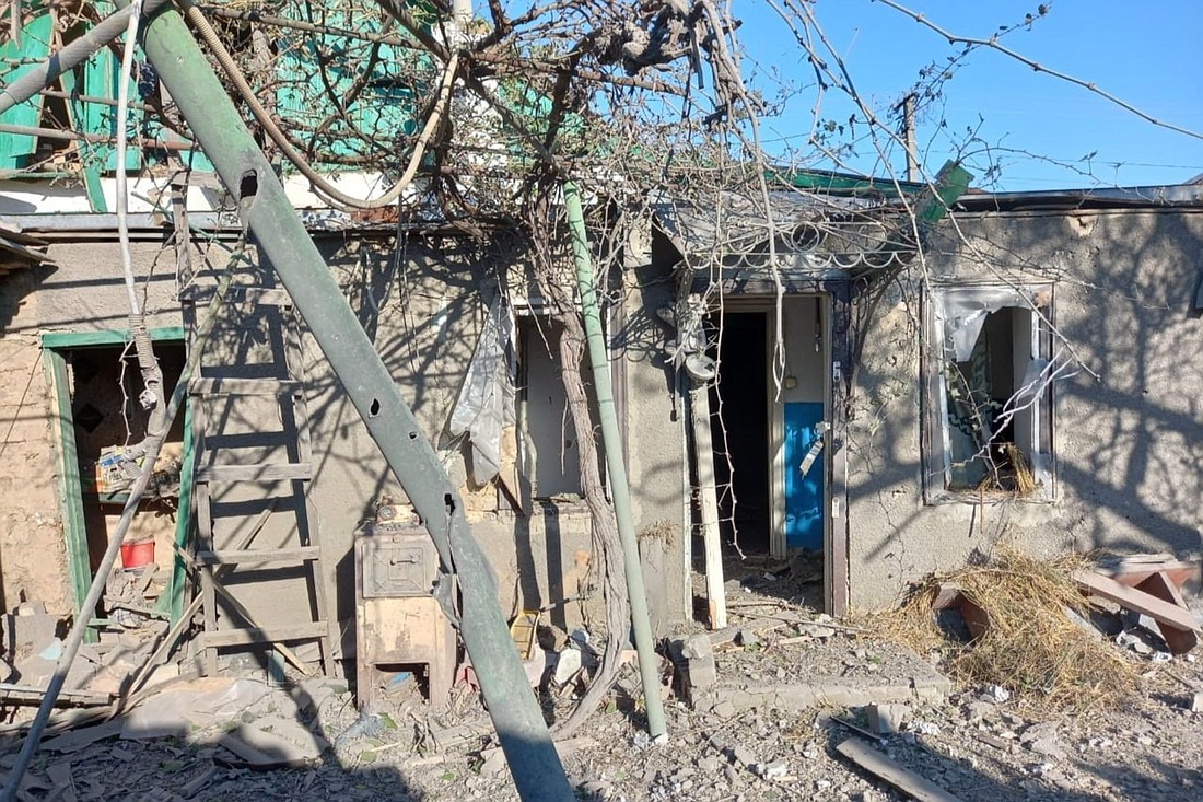 The remains of the Ukrainian Greek Catholic Church of the Holy Martyr Cyprian and the Martyr Justina in Antonivka, Ukraine are seen after an Aug. 11, 2024 missile strike by Russian forces. (OSV News photo/Ukrainian Greek Catholic Church Information Department)