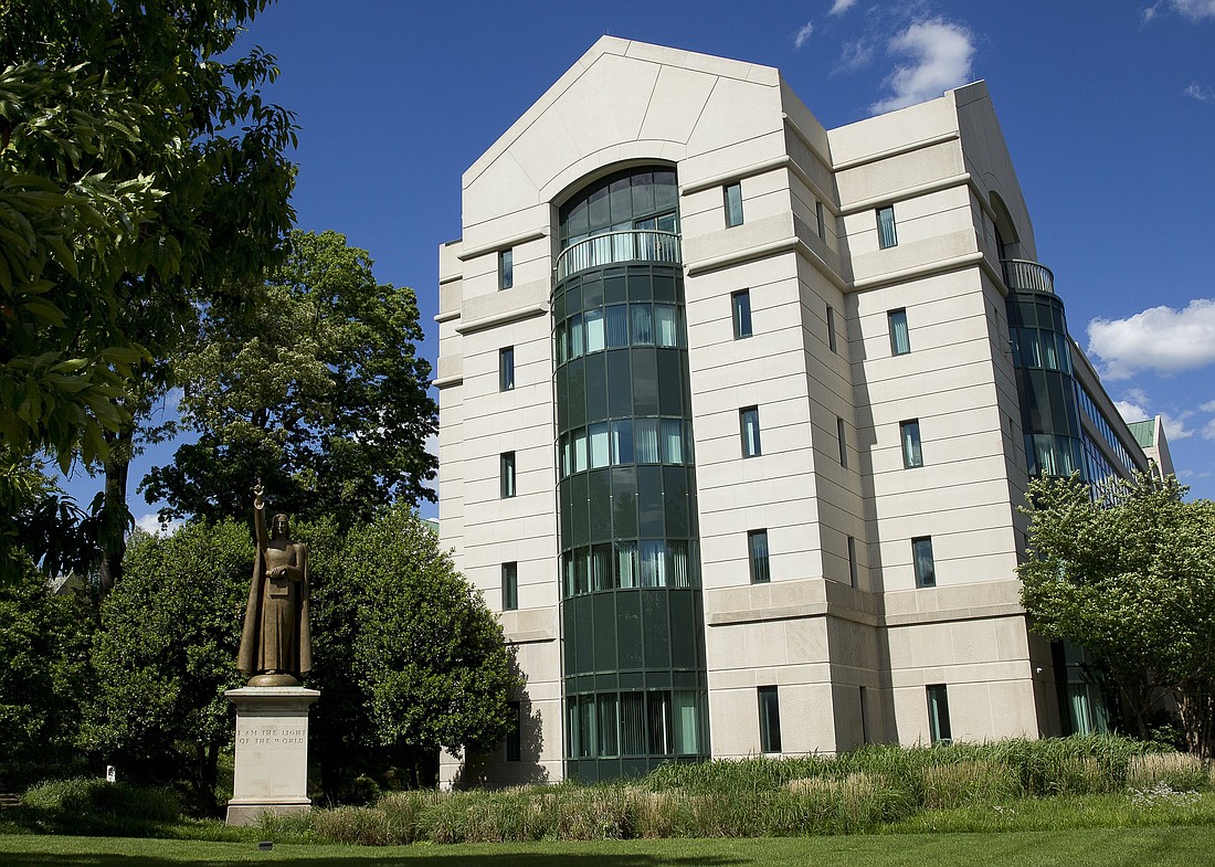 The headquarters of the U.S. Conference of Catholic Bishops is seen in Washington in this 2017 photo. (OSV News photo/Tyler Orsburn, CNS file)