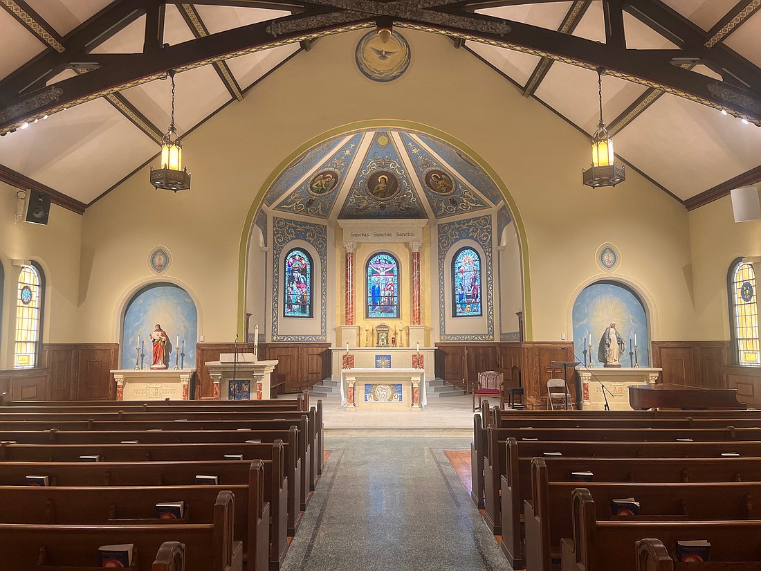 The newly refurbished St. Margaret Church, Spring Lake.