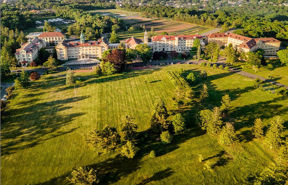 This is an undated aerial view photo of Sisters of St. Joseph 220-acre motherhouse property in Brentwood, N.Y. (OSV News photo/courtesy Sisters of St. Joseph)