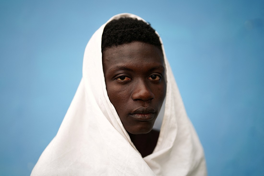 A Haitian migrant is pictured at a port in Sierra Morena, Cuba, May 28, 2022. (OSV News photo/Alexandre Meneghini, Reuters)