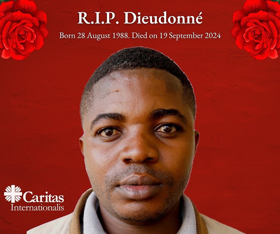 Dieudonné Barondezi, director of the Caritas branch in Kalonge, in Congo was shot and killed Sept. 19, 2024, by an armed militant group while approaching a roadblock, Caritas Internationalis announced in social media statement. (OSV News photo/Caritas Internationalis X account).. ..