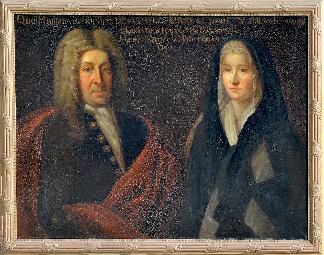 Claude and Marguerite de La Garaye, who lived in the 18th century, devoted their lives to caring for the poor in the Brittany region of France, close to the medieval town of Dinan. When St. John Paul II visited France in 1996, in their native Brittany he called them "charitable spouses" whose memory was "exemplary." (OSV News photo/courtesy Charles Montécot, private collection)