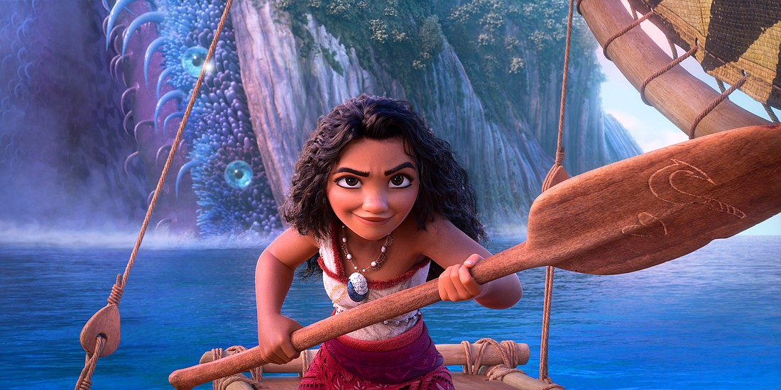 Moana, voiced by Auli‘i Cravalho, appears the animated movie "Moana 2." The OSV News classification is A-II -- adults and adolescents. The Motion Picture Association of America rating is PG -- parental guidance suggested. Some material may not be suitable for children. (OSV News photo/Disney)