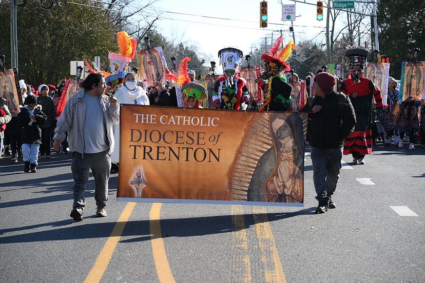 The annual procession to mark the closing of the journey of the Torches of Guadalupe or Antorchas Guadalupanas, took place Dec. 7 in Lakewood. Mike Ehrmann photo