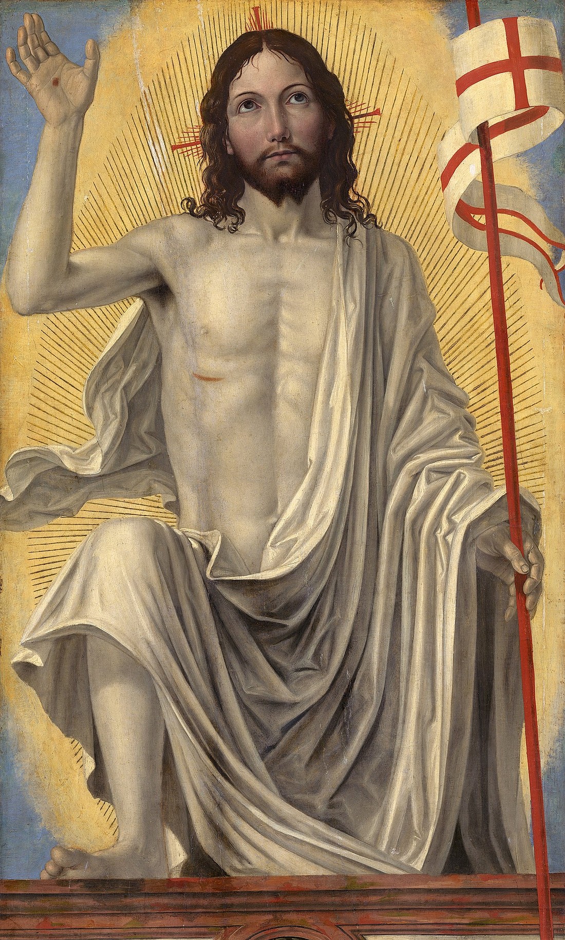 The Resurrection is depicted in "Christ Risen from the Tomb," a painting by Italian Renaissance artist Bergognone. The story of the encounter of Mary of Magdala with the risen Christ in the garden on Easter morning, as recorded in the Gospel of John, is evocative and powerful. (OSV News photo/courtesy of the National Gallery of Art)