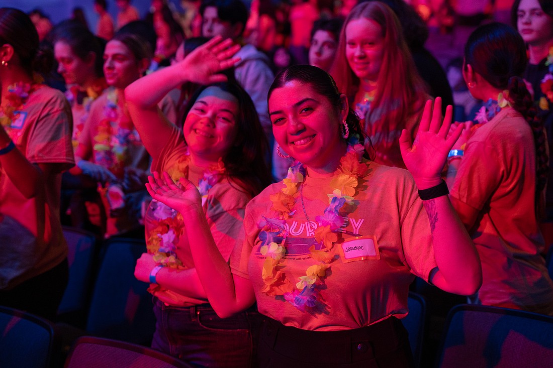 DYC participants get into spirit of an energizing day. Matt Marzorati photo