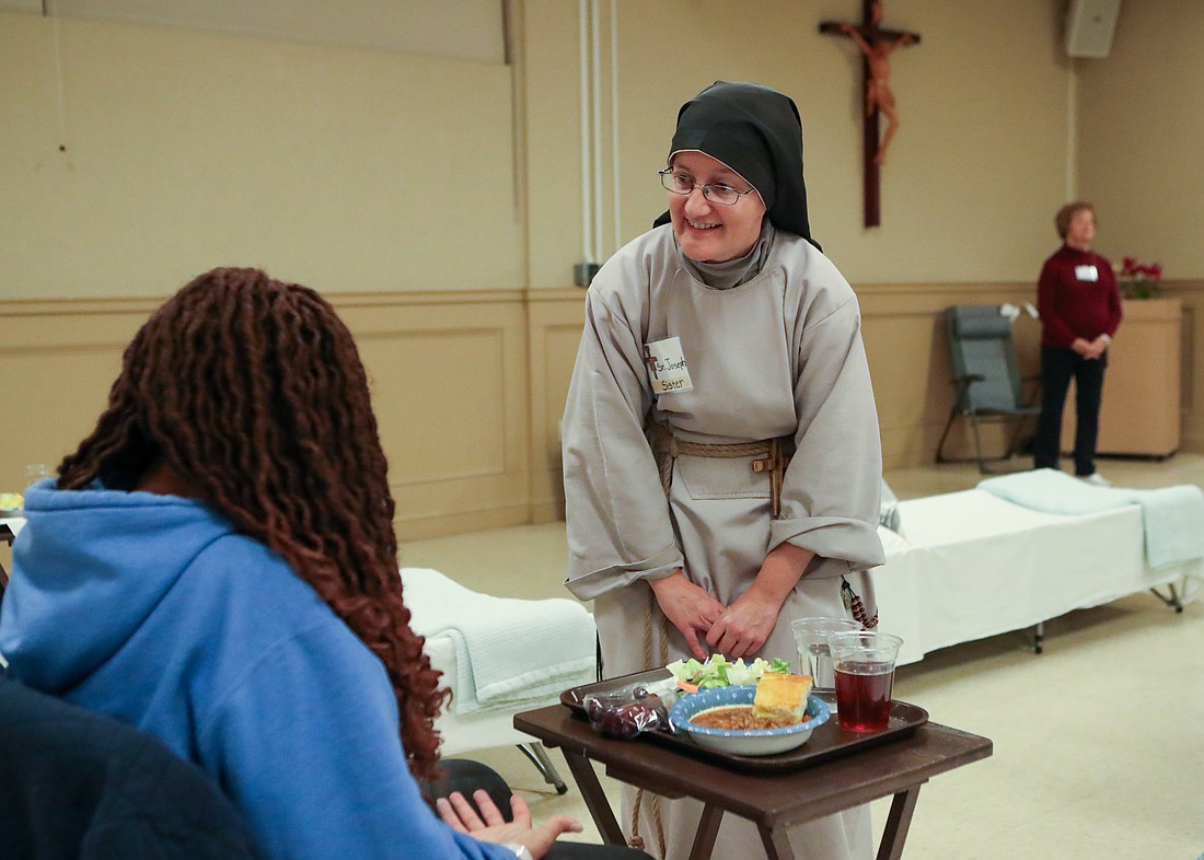 The Code Blue shelter run by the Franciscan Sisters of the Renewal, Quaremba Hall, Atlantic City, provides outreach to peopel in need. Lori M. Nichols/Catholic Star Herald photo