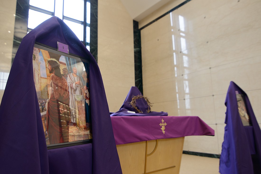 This Monitor file photo shows Jesus Bread of Life Mausoleum from several years ago when the Stations of the Cross were prayed during the Lenten season. Craig Pittelli photo