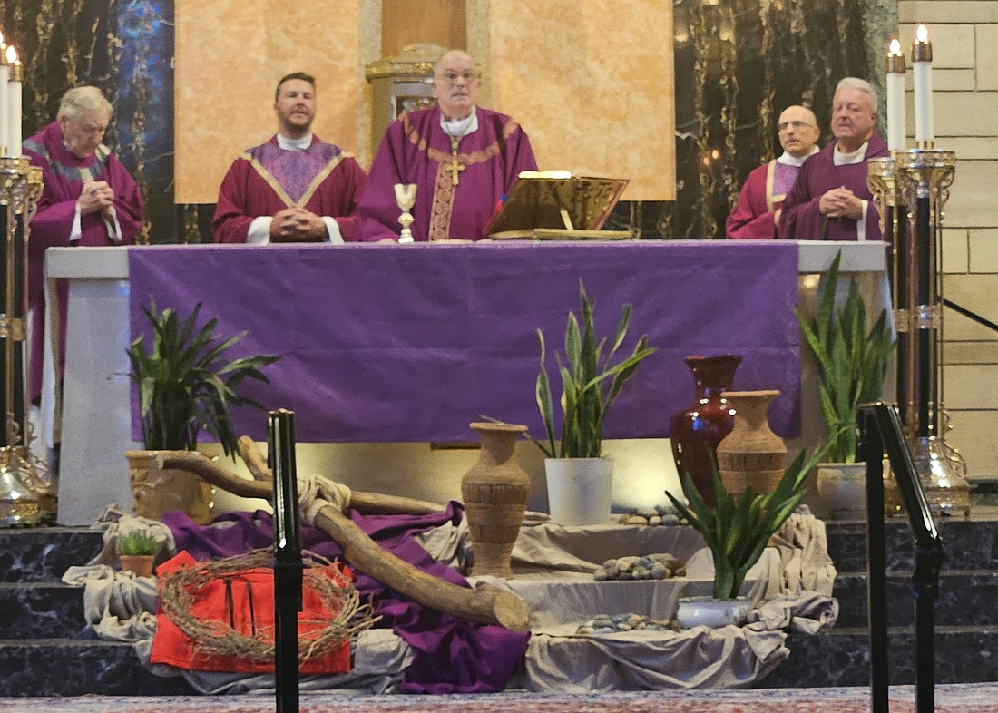 Bishop O'Connell celebrates the Mount Carmel Guild Founders' Day Mass March 16.