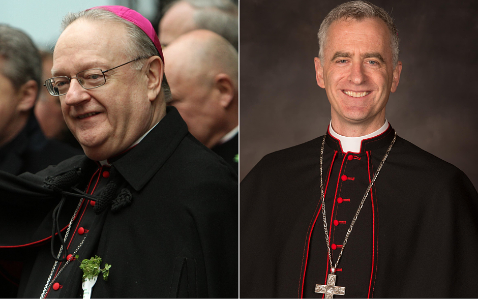 Pope Francis has accepted the resignation of Bishop Sullivan, 80, and Coadjutor Bishop Joseph A. Williams of Camden, 50, immediately succeeds him as the ninth bishop of the diocese. The changes were publicized in Washington March 17, 2025, by Cardinal Christophe Pierre, apostolic nuncio to the United States. (CNS photo/Gregory A. Shemitz) (March 18, 2013) (OSV News photo/courtesy Diocese of Camden)