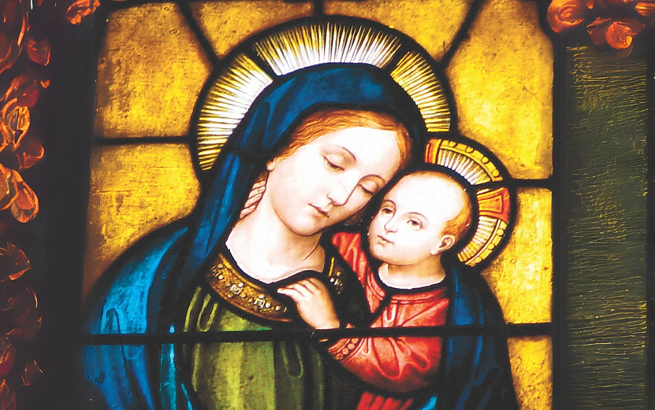 The image shown of the Madonna and Christ Child is found in Our Lady of Good Counsel Church, Moorestown. File photo