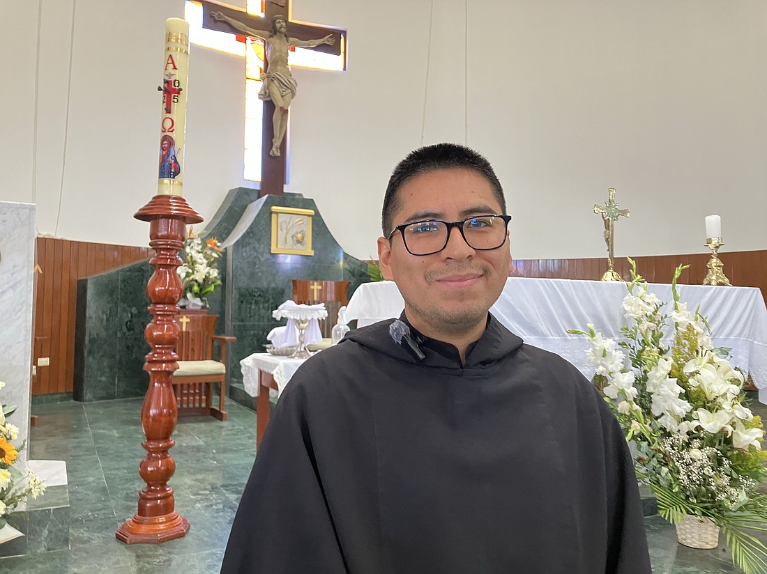 Augustinian Father José Luis Romero Toscano, seen May 12, 2025, serves in the Diocese of Chiclayo, Peru, where Pope Leo XIII was the bishop until 2023. The priest predicted the new pope would draw on Augustinian values to promote unity in the church. (OSV News photo/David Agren).