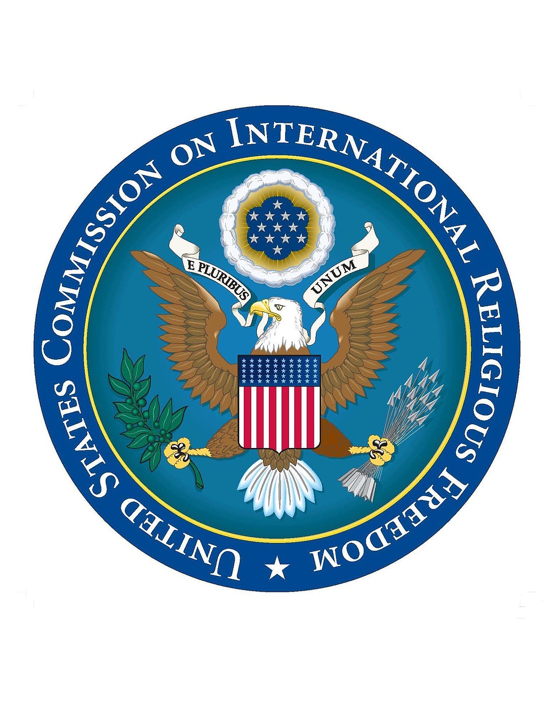 Pictured is the logo for the U.S. Commission on International Religious Freedom. In a statement May 16, 2025, USCIRF praised Pope Leo XIV for demonstrating the Vatican would continue its advocacy for international religious freedom during his papacy. (OSV News photo/courtesy U.S. Commission on International Religious Freedom)