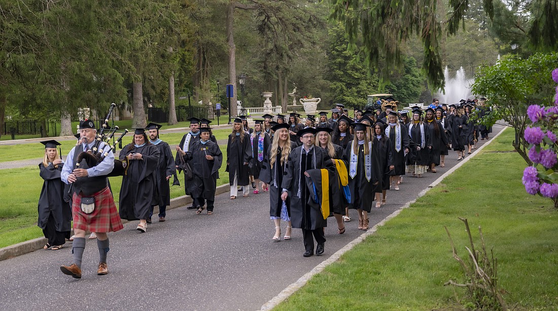 The Graduate Commencement at Georgian Court University was held in the afternoon of May 15 on the campus in Lakewood. This was the second of two commencements that day. Russ DeSantis Photography and Video, LLC