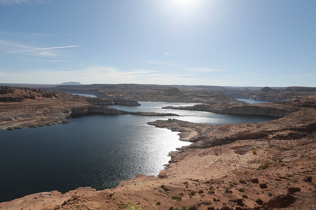 UPDATED DATE IN CAPTION: Rock formations are seen along Lake Powell in Page, Ariz., Nov. 23, 2024. Pope Francis released his landmark environmental encyclical "Laudato Si'" 10 years ago May 24, 2015. (OSV News photo/Bob Roller)