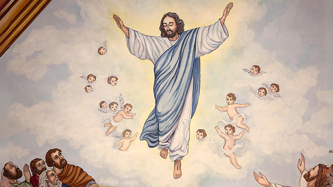 Ascension of Christ. Catherine LeBlanc. Getty image.