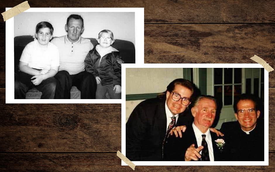 Bishop O'Connell shares these photos of his father, Arthur, and his brother, Daniel, who serves as the assistant superintendent of curriculum and instruction in the Diocese.