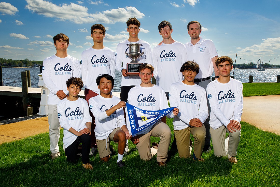 The CBA sailing team claimed its second straight state championship and qualified for the nationals for a second straight season. Photo courtesy of CBA