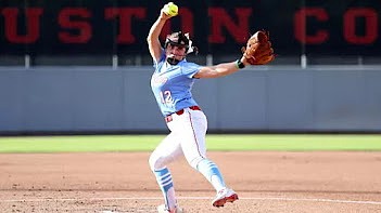 Despite being torn about whether to remain at the University of Houston or to transfer, former Notre Dame High pitcher Rylee Michalak had her faith to fall back on and that led her to the University of Houston for the upcoming collegiate year. Photo courtesy University of Missouri athletics.
