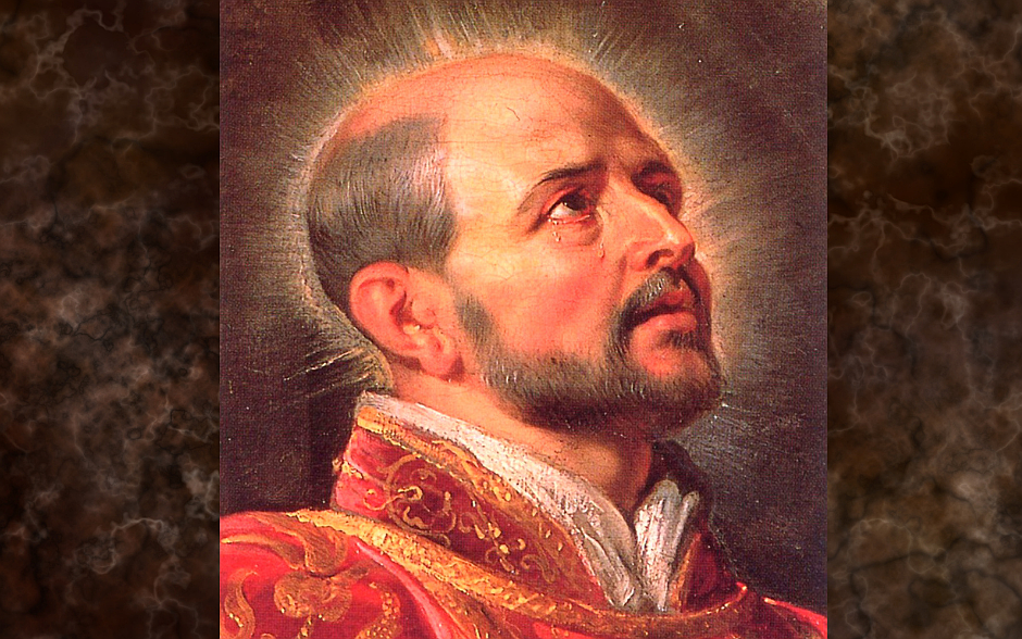 St. Ignatius of Loyola, founder of the Society of Jesus, is depicted in this detail from a painting by Peter Paul Rubens. (OSV News photo/courtesy Jesuit Curia General)