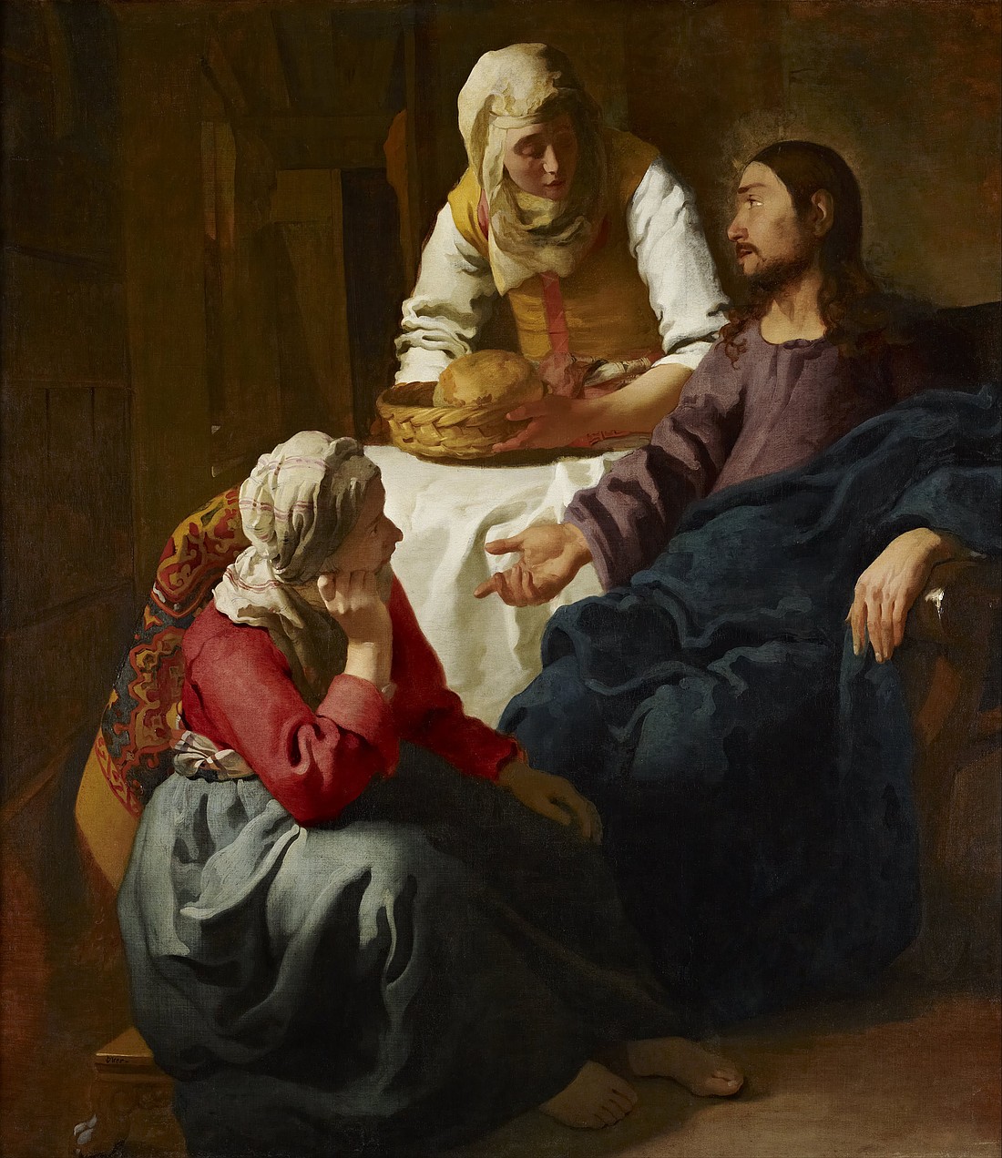 Christ in the House of Martha and Mary by Jan Brueghel the Younger and Peter Paul Rubens. (1628) National Gallery of Ireland. Public domain image