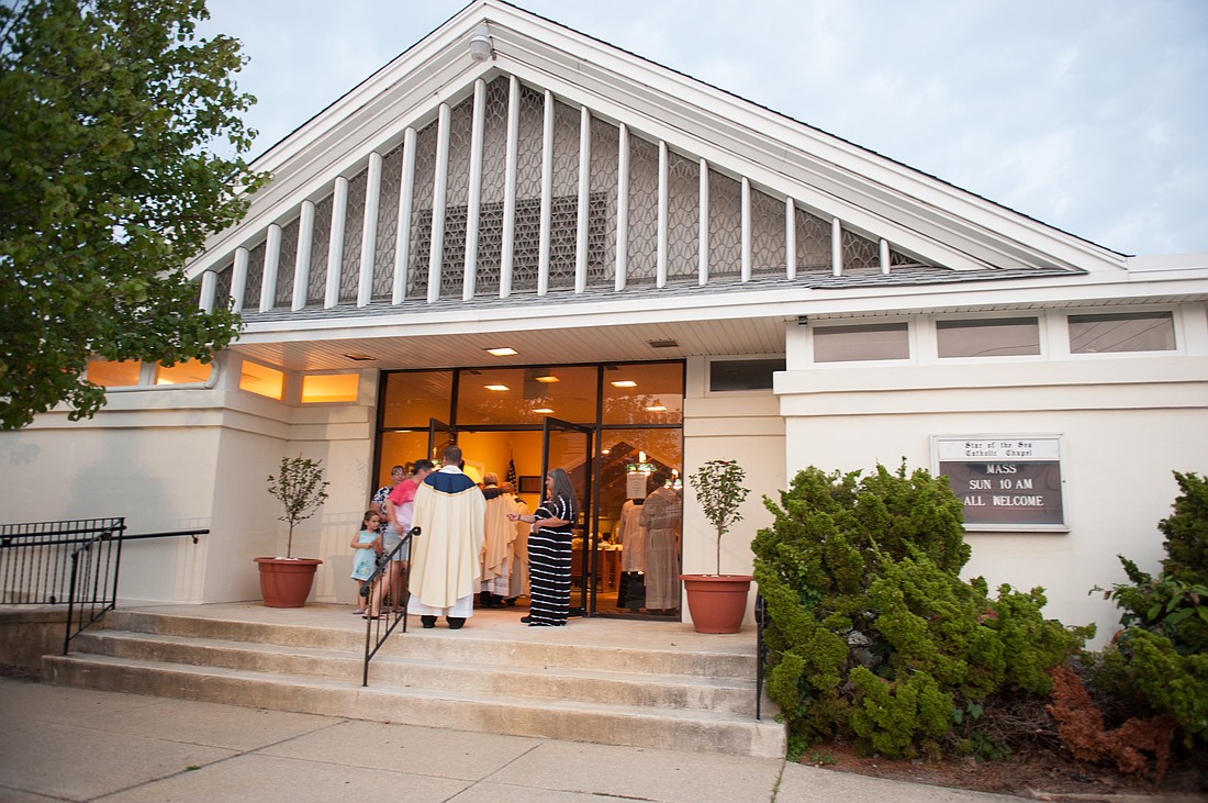 Our Lady Star of the Sea Chapel in Manasquan, part of St. Denis Parish, Manasquan, is just two blocks away from the beach and draws many Catholic visitors in the summer. Monitor file photo