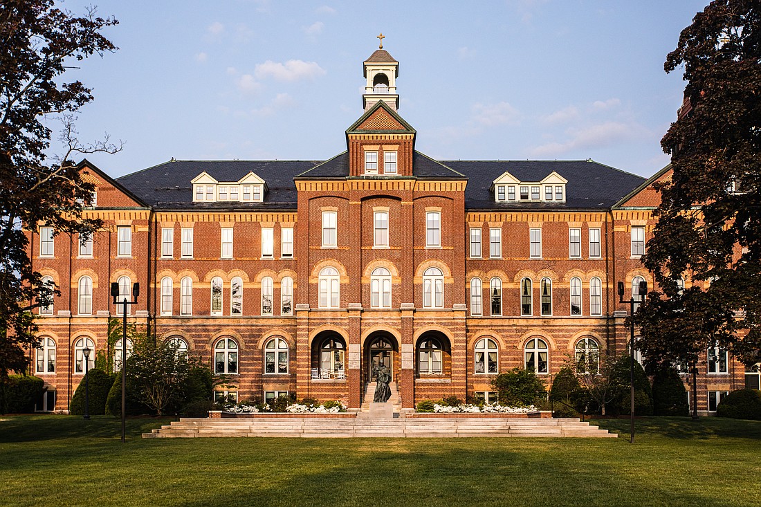 St. Anselm College in Manchester, New Hampshire, is pictured in this May 24, 2023 photo. It is one of many Catholic institutions of higher learning making academia accessible through free, full tuition programs. (OSV News photo/courtesy of St. Anselm College)