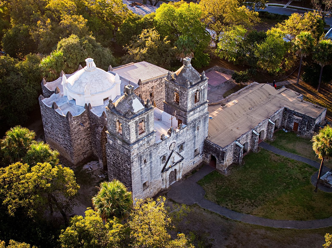 Mission Nuestra Señora de la Purisima Concepción de Acuña in San Antonio is seen in an undated photo. A UNESCO World Heritage site, the mission is an active parish in the Archdiocese of San Antonio. (OSV News photo/Rebecca Simmons, courtesy Las Misiones)