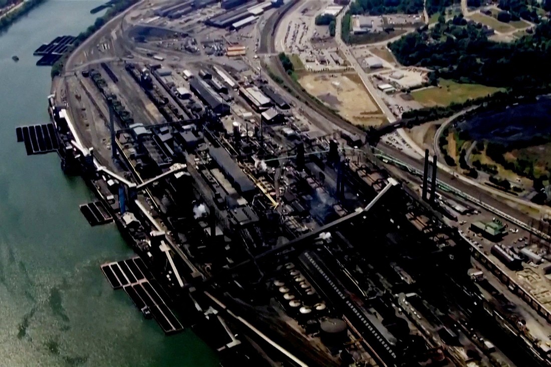 US Steel's Clairton Coke Works plant is seen after an explosion in Clairton, Pa., Aug. 11, 2025, in this screengrab obtained from an aerial video. (OSV News photo/ABC Affiliate WTAE via Reuters) ..NO RESALES. NO ARCHIVES. THIS IMAGE HAS BEEN SUPPLIED BY A THIRD PARTY. BEST QUALITY AVAILABLE.