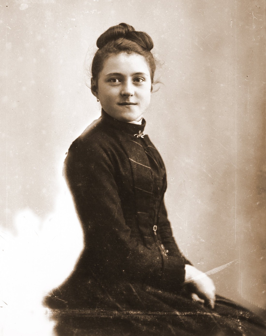 St. Thérèse of Lisieux is pictured in an undated photo. She lived in France's northern Normandy region, where the famous French saint, born Jan. 2, 1873, lived and died. Catholics nationwide are invited to encounter St. Thérèse of Lisieux in a special way during an upcoming visit of her relics to the U.S. this fall beginning Oct. 1, the feast day of St. Thérèse, and concluding Dec. 8, the solemnity of the Immaculate Conception of the Blessed Virgin Mary. (OSV News photo/copyright © Archives du Carmel de Lisieux)