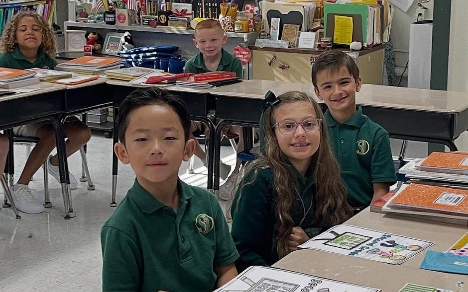 Students from St. Joseph School, Toms River take part in classroom activities during a recent school day. “I write with deep gratitude and renewed hope following the release of His Holiness Pope Leo XIV’s apostolic letter, ‘Drawing New Maps of Hope,’” the Bishop noted. Facebook photo.