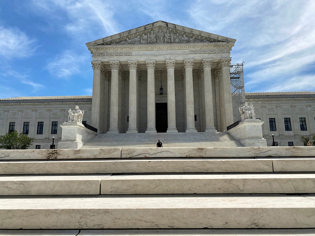 The U.S. Supreme Court building is pictured in Washington June 1, 2024. The nation's highest court heard oral arguments Dec.. 2, 2025, in a case brought by First Choice Women's Resource Centers in New Jersey; the state attorney general's office alleges the group of faith-based pregnancy centers may have misled women about whether it provides certain reproductive-health services. (OSV News photo/Will Dunham, Reuters)