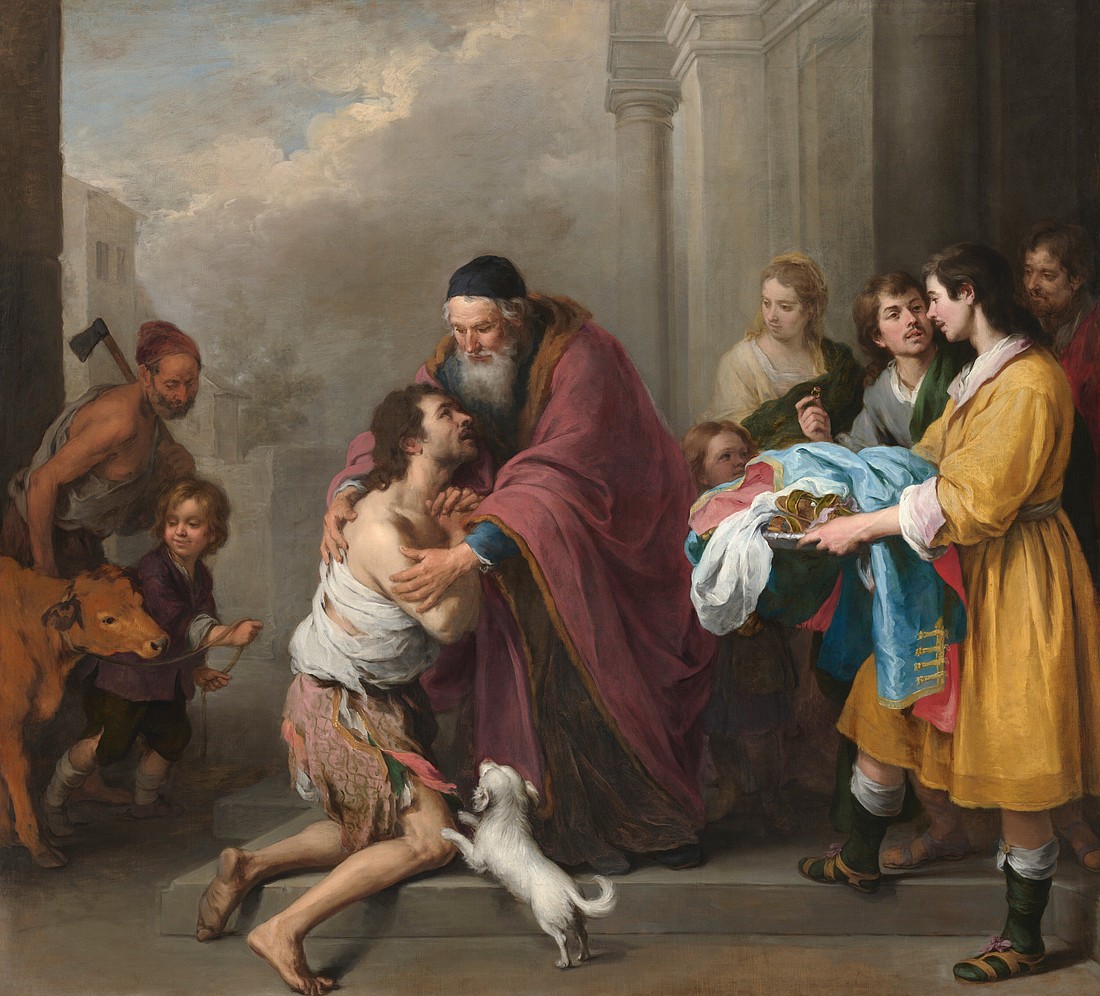 This is an image of "The Return of the Prodigal Son," by Spanish artist Bartolome Esteban Murillo. (OSV News photo/courtesy National Gallery of Art)