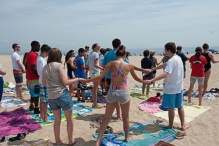 Two-day retreat was a 'splash' hit with teens