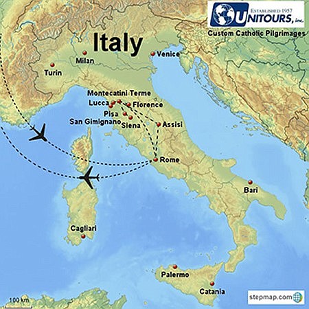 Bishop O'Connell to host international pilgrimage to Italy