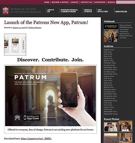 SUBSCRIBER EXCLUSIVE: Vatican Museums' app gathers funds and art fans